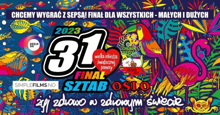 31. Finał Wielkiej Orkiestry Świątecznej Pomocy w Oslo❤️